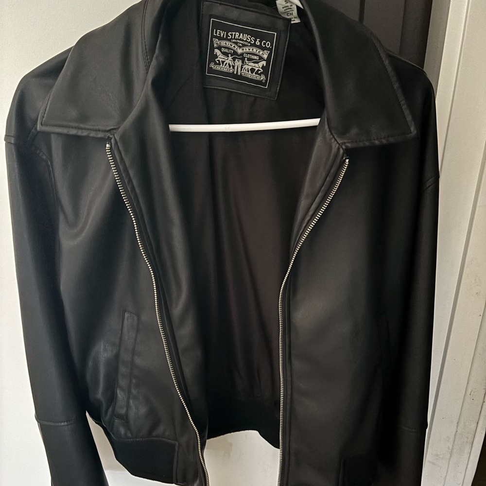 Levi’s Leather Bomber Jacket